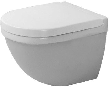 Starck 3 Veggtoalett m/SoftClose sete – Kompakt 48,5 cm.