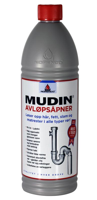 Mudin Avløpsåpner BEST I TEST