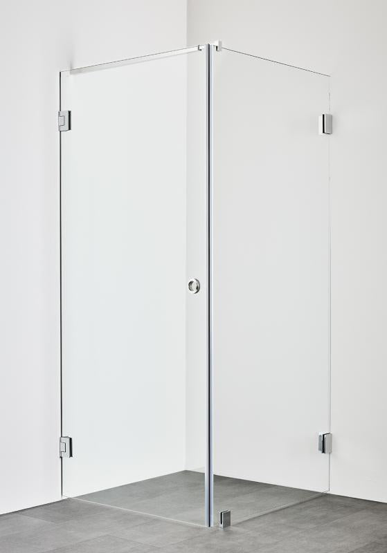 Dusjhjørne infinity combi 80x90 krom