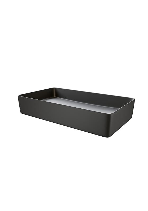 Bolleservant EBBA 61x35x11cm porselen sort matt