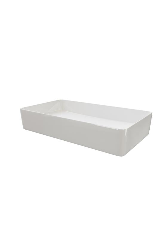 Bolleservant EBBA 61x35x11cm porselen hvit