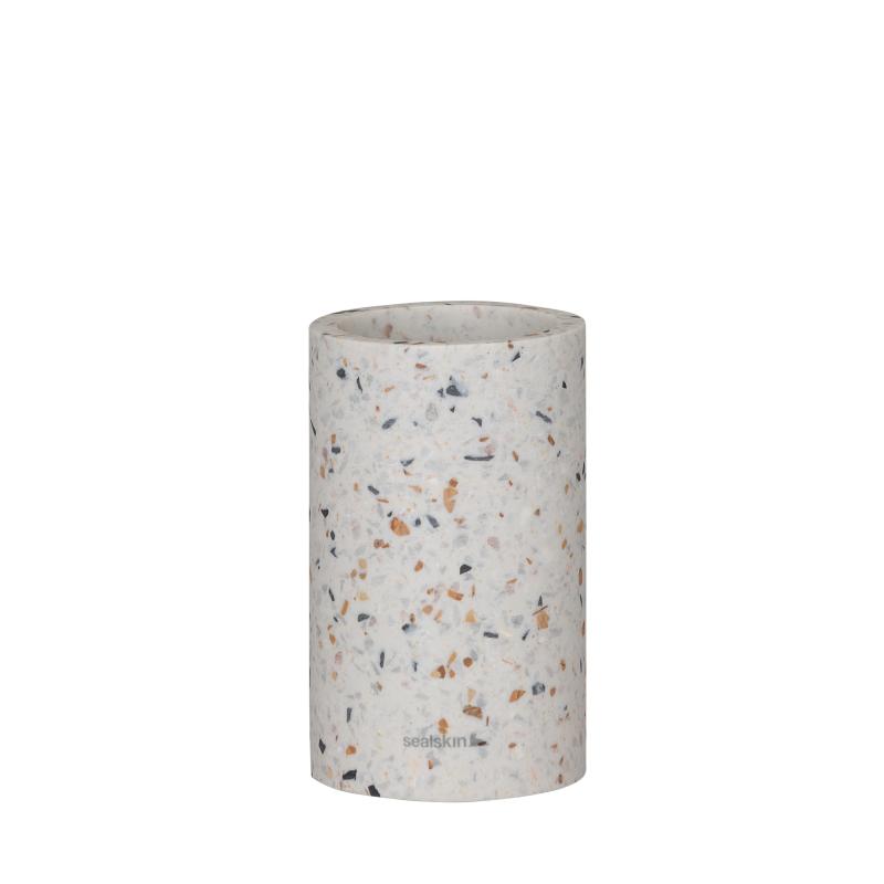 Blend tannbørsteholder terrazzo